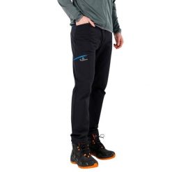 Spodnie turystyczne męskie z wewnętrzną warstwą 100% merino Woolona Trek. Czarne spodnie materiałowe męskie WOOLONA, bez wzorów, sportowe. W wyprzedaży za 630.00 zł.