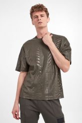 T-shirt logowany EA7 EMPORIO ARMANI. T-shirty męskie EA7 Emporio Armani, m, bez wzorów, bez kołnierzyka. W wyprzedaży za 245.07 zł.
