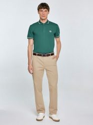 BIG STAR Koszulka polo "Poller" w kolorze zielonym rozmiar: XL. Zielone koszulki polo męskie Big Star, xl, bez wzorów, bez ramiączek. Za 74.99 zł.