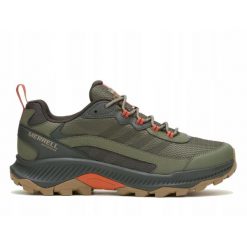 Buty trekkingowe męskie MERRELL SPEED STRIKE 2 MID wysokie wodoodporne. Zielone buty trekkingowe męskie MERRELL, bez zapięcia. Za 469.00 zł.