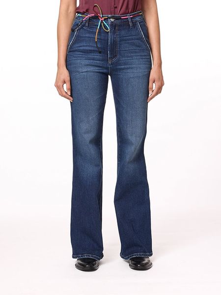 Scotch & Soda Dżinsy - Flare fit - w kolorze granatowym rozmiar: W29. Niebieskie jeansy damskie Scotch & Soda, z podwyższonym stanem. Za 183.15 zł.