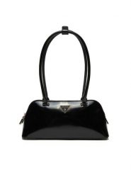 Guess Torebka HWNG94 96080 Czarny. Czarne torebki klasyczne damskie Guess, z aplikacjami, ze skóry, bez dodatków. Za 369.99 zł.
