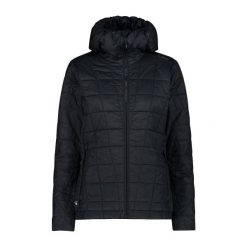 Damska kurtka z kapturem CMP Unlimitech. Brązowe kurtki damskie CMP, bez wzorów, z puchu, z kapturem. Za 506.50 zł.