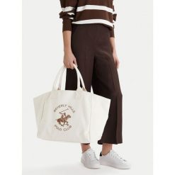 Torebka Beverly Hills Polo Club. Brązowe torebki klasyczne damskie Beverly Hills Polo Club, bez wzorów, bez dodatków. Za 179.99 zł.