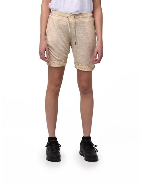 Szorty damskie Leone 1947 Apparel z koronką elastyczny pas. Brązowe spodenki sportowe damskie LEONE 1947 APPAREL, xs, z koronki, na fitness i siłownię. Za 84.16 zł.