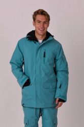 Kurtka Yeh Man Teal. Niebieskie kurtki damskie OOSC, xs, bez wzorów, z materiału, z kapturem. Za 1,710.99 zł.