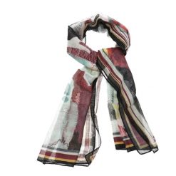 Kolorowy Elegancki Szal Damski Anekke. Szaliki i kominy damskie Anekke, bez wzorów. Za 119.00 zł.