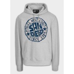 Bluza męska Pitbull z kapturem SAN DIEGO SUN. Szare bluzy z kapturem męskie PITBULL, l. Za 239.99 zł.