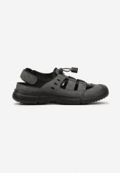 Szare Sandały ze Ściągaczem Zaliara. Szare sandały męskie Born2be, bez zapięcia. Za 129.99 zł.