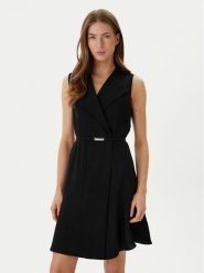 BOSS Sukienka koktajlowa Dimosa 50554224 Czarny Regular Fit. Czarne sukienki damskie Boss, bez wzorów, z wiskozy, wizytowe, bez kołnierzyka, bez ramiączek. Za 1,649.00 zł.