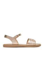 Lasocki Sandały CEO-WI23-3096-09 Złoty. Żółte sandały damskie Lasocki, bez wzorów, ze skóry, bez obcasa, na płaskiej podeszwie. Za 159.99 zł.