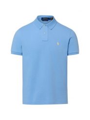 Polo Ralph Lauren koszulka polo Mężczyźni Bawełna niebieski, S. Niebieskie koszulki polo męskie Polo Ralph Lauren, m, bez wzorów, z bawełny, bez ramiączek. Za 479.95 zł.