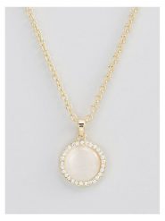 U.S. Polo Assn. Pozłacany naszyjnik z zawieszką - dł. 40 cm rozmiar: onesize. Białe naszyjniki damskie U.S. Polo Assn., pozłacane. Za 73.99 zł.