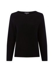Franco Callegari Sweter z dzianiny Kobiety Bawełna czarny, XXXL. Czarne swetry klasyczne damskie Franco Callegari, uniwersalny, z bawełny, bez kołnierzyka. Za 179.95 zł.