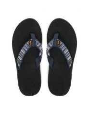 Teva Japonki Voya Flip 1019040 Granatowy. Niebieskie klapki damskie Teva, bez wzorów, z materiału, bez obcasa. Za 159.99 zł.