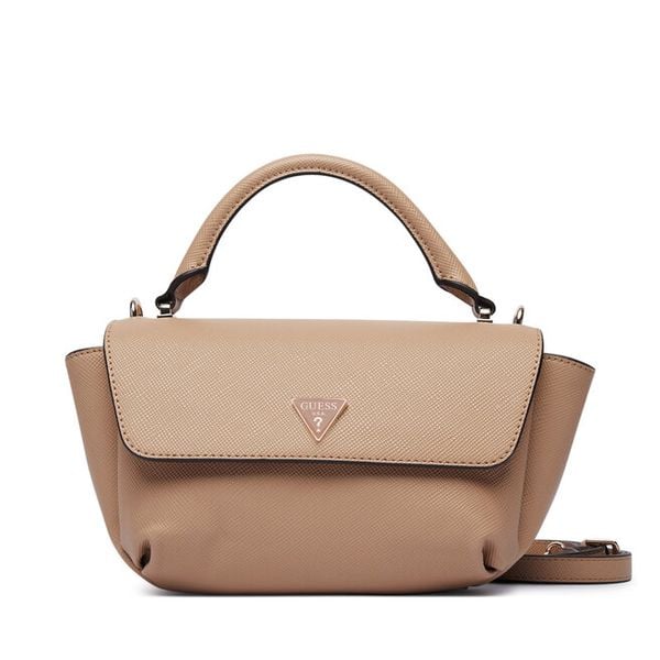 Torebka Guess. Brązowe torebki klasyczne damskie Guess, z aplikacjami, bez dodatków. Za 489.99 zł.