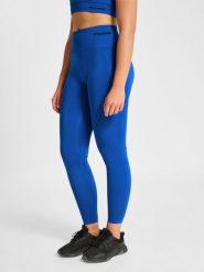Damskie legginsy z wysokim stanem Hummel TIF. Niebieskie legginsy damskie HUMMEL, m, bez wzorów, z poliesteru. Za 164.00 zł.