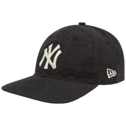 Czapka New Era Stretch Yankess New York 9Fifty, Dla obu płci. Czarne czapki męskie New Era, bez wzorów, z bawełny. Za 139.99 zł.