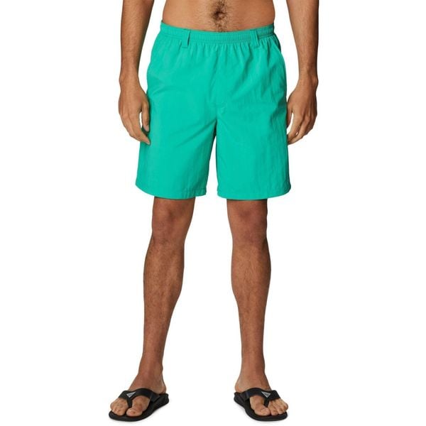 Kąpielówki Backcast III Water Short. Zielone kąpielówki męskie Columbia, uniwersalny, bez wzorów. W wyprzedaży za 125.00 zł.
