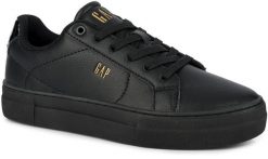 Damskie buty sneakersy sportowe ekoskóra GAP PORTLAND. Czarne buty sportowe na co dzień damskie GAP, bez wzorów, z gumy, trekkingowe. Za 179.00 zł.