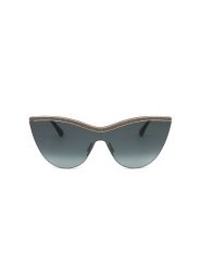 Jimmy Choo Damskie okulary przeciwsłoneczne w kolorze złoto-granatowym rozmiar: onesize. Niebieskie okulary przeciwsłoneczne damskie Jimmy Choo. Za 369.99 zł.