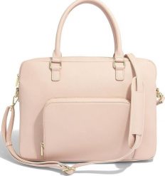 Torba na laptopa Stackers jasnoróżowa. Czerwone torby na laptopa damskie Stackers, bez wzorów. Za 409.00 zł.