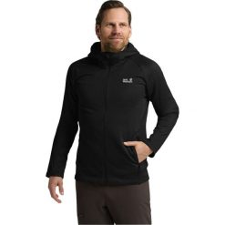 Bluza trekkingowa męska Jack Wolfskin Peak District Hooded Full Zip. Czarne bluzy bez kaptura męskie Jack Wolfskin, m. Za 339.99 zł.