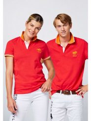 Polo Sylt Koszulka polo w kolorze czerwonym rozmiar: L. Czerwone bluzki damskie Polo Sylt, l, bez wzorów, bez ramiączek. Za 105.38 zł.