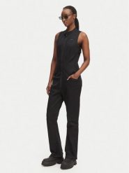 G-Star Raw Kombinezon Lynn D28416-C105 Czarny Slim Fit. Czarne kombinezony damskie G-Star Raw, m, bez wzorów, z bawełny, retro, bez kołnierzyka, bez ramiączek. Za 579.99 zł.