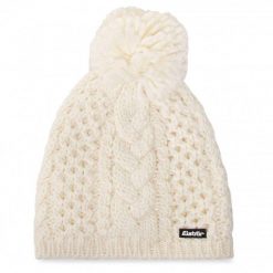Czapka zimowa damska Eisbar Afra Pompon wełna merino. Białe czapki zimowe damskie Eisbar, z wełny. Za 128.99 zł.