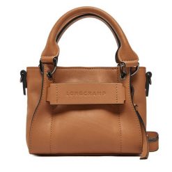 Torebka Longchamp. Brązowe torebki klasyczne damskie Longchamp, bez wzorów, bez dodatków. Za 2,519.00 zł.