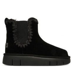 Śniegowce Mou. Czarne śniegowce damskie Mou. Za 1,009.00 zł.