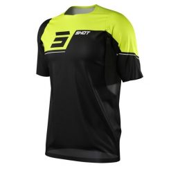 Koszulka z krótkim rękawem Maillot Manches Courtes Shot Revolt. Czarne obuwie trekkingowe damskie SHOT RACE GEAR. Za 127.50 zł.