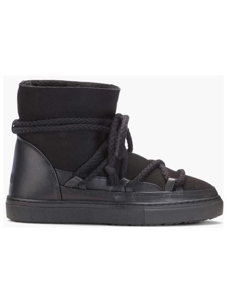 INUIKII Skórzane botki zimowe "Classic" w kolorze czarnym rozmiar: 41. Czarne botki damskie Inuikii, na zimę, z materiału, bez obcasa, bez zapięcia. Za 522.14 zł.