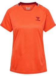 Koszulka damska Hummel hmLongrid. Brązowe t-shirty damskie HUMMEL, s, z aplikacjami, z poliamidu, bez kołnierzyka. Za 162.00 zł.