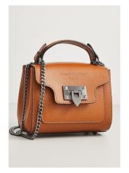 Christian Laurier Skórzana torebka "Marceau" w kolorze karmelowym - 17,5 x 14 x 7 cm rozmiar: onesize. Brązowe torebki klasyczne damskie Christian Laurier, bez wzorów, z materiału, bez dodatków. Za 320.95 zł.