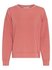 MOSS COPENHAGEN Bluza "Ima Q" w kolorze koralowym rozmiar: S/M. Czerwone bluzy bez kaptura damskie MOSS COPENHAGEN, m. Za 131.43 zł.