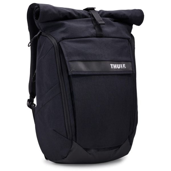 Plecak na laptopa Thule Paramount Backpack 24 L. Czarne plecaki damskie Thule, bez wzorów, sportowe. Za 545.99 zł.