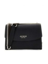 Guess Torebka w kolorze czarnym - 24 x 17 x 9 cm rozmiar: onesize. Czarne torebki klasyczne damskie Guess, z aplikacjami, z materiału, bez dodatków. Za 485.44 zł.