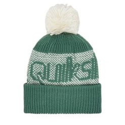 Czapka Quiksilver. Zielone czapki męskie Quiksilver, na zimę, bez wzorów. Za 69.99 zł.