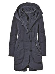 Heine Parka w kolorze granatowym rozmiar: 44. Niebieskie parki damskie Heine, bez wzorów. Za 223.99 zł.