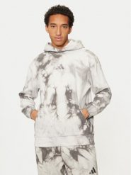 Adidas Bluza ALL SZN Fleece Washed IX1257 Szary Regular Fit. Szare bluzy bez kaptura męskie Adidas, m, z bawełny. Za 199.99 zł.