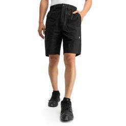 Krótkie spodenki trekkingowe męskie Navajo. Czarne szorty męskie SIROKO, z materiału, bez kołnierzyka. Za 296.00 zł.