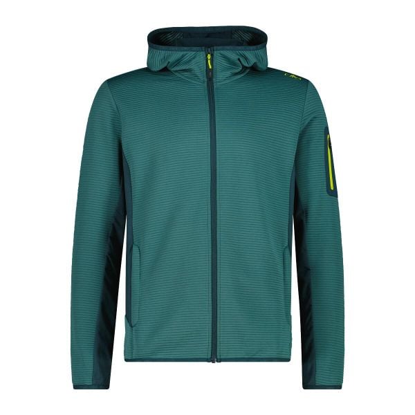 Bluza męska turystyczna CMP 34E7577. Zielone bluzy bez kaptura męskie CMP, m. Za 371.50 zł.