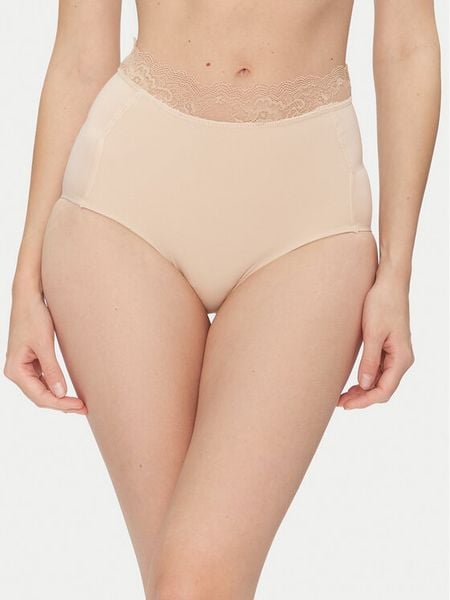 Ysabel Mora Figi klasyczne z wysokim stanem 19061 Beżowy. Brązowe figi damskie ysabel mora, m, bez wzorów, z syntetyku. Za 49.99 zł.