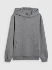 4F Bluza dresowa regular z kapturem męska - szara L. Szare bluzy z kapturem męskie 4f, l, z dresówki. Za 249.99 zł.