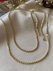 Luseera Pozłacany naszyjnik - dł. 45 cm rozmiar: onesize. Żółte naszyjniki damskie Luseera, pozłacane. Za 65.99 zł.