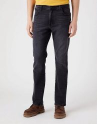 WRANGLER TEXAS TAPER MĘSKIE SPODNIE JEANSOWE DEVIL YOU KNOW W12T2920E 112320076. Spodnie materiałowe męskie Wrangler, bez wzorów, z jeansu. Za 229.99 zł.