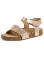 S.Oliver Skórzane sandały w kolorze złotym rozmiar: 35. Żółte sandały damskie S.Oliver, bez wzorów, bez obcasa. Za 107.95 zł.