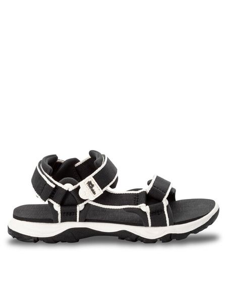 Jack Wolfskin Sandały Seven Seas 3 K 4040061 D Czarny. Czarne sandały chłopięce Jack Wolfskin, z materiału, bez zapięcia. Za 219.99 zł.